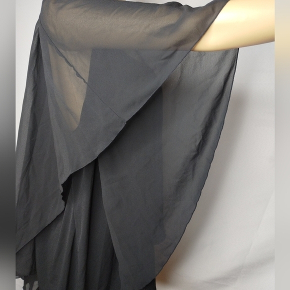 Cato black poncho women's plus size 22/24w blouse shirt top - Picture 4 of 6